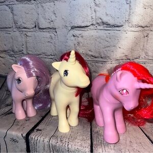 My Little Pony Vintage 80’s Lot of 3 Generation 1 Ponies